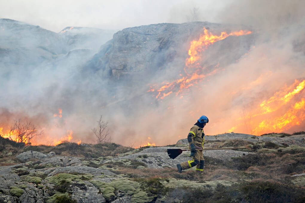 Storbrannen for 12 &aring;r siden feide over halv&oslash;ya S&oslash;rnesset og tok med seg 64 bygninger. (Arkivfoto)