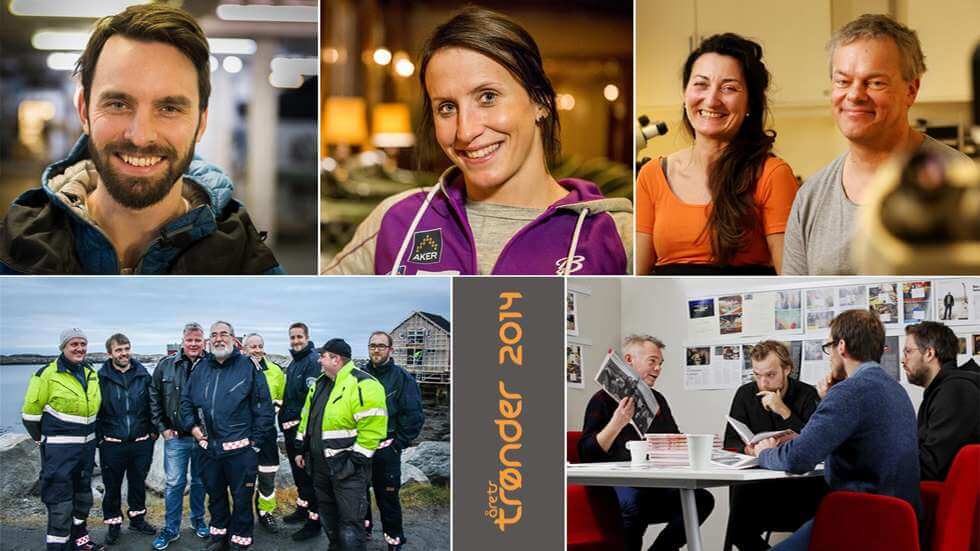 Ekteparet Moser ble kåret til Årets trønder, men Flatanger brannvesen syntes det var stort å være en av fem kandidater som ble nominert til finalen. (Fotomontasje: Adresseavisen/NRK)