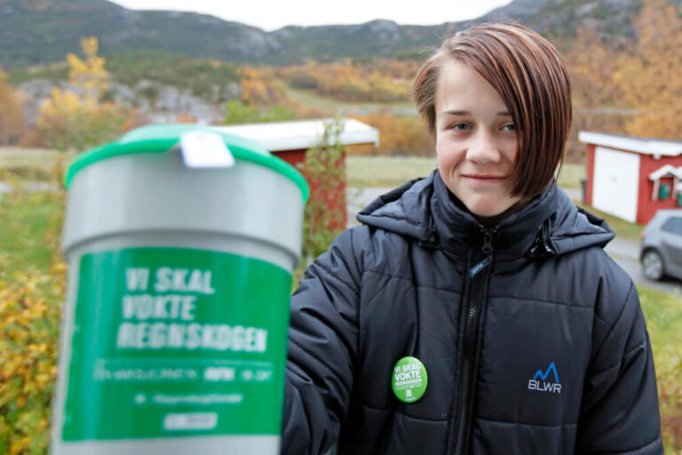 Christian Hanssen samlet inn penger til TV-aksjonen - og ble med på å gjøre Flatanger til den beste kommunen i Trøndelag.