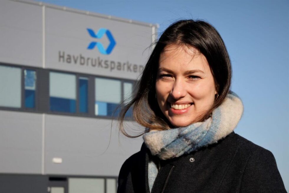 Kristin Haanshuus hadde tirsdag sin første arbeidsdag i Havbruksparken, der hun er ansatt som prosjektleder i Proneo.