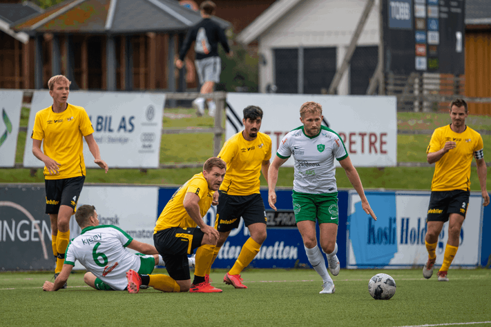 Flatanger og Steinkjer spilte treningskamp lørdag.