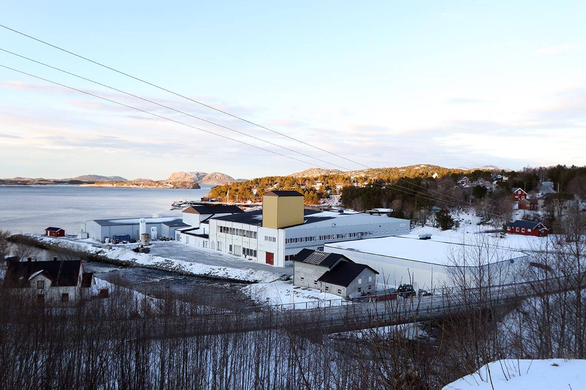 Ulykken skjedde i en av produksjonshallene hos Flatanger Settefisk på Lauvsnes.