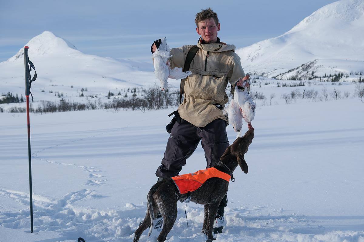 Ryper har det heldigvis blitt en del av i løpet av turen. (Foto: Kristian Dahle Klocke)