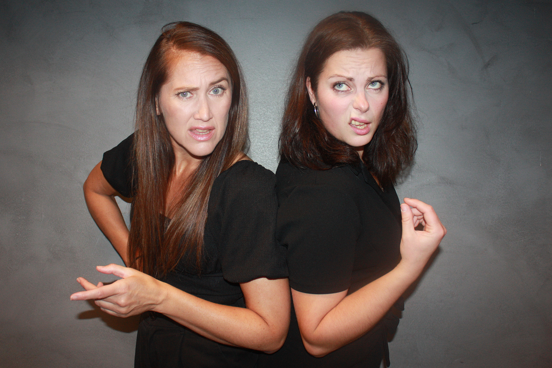 Terese Moe Dahle skriver manus og er regissør på "Stakkars klovn". På bildet er hun sammen med Anna Josefine Kvaløsæter som skal være skuespiller og produsent. Arkivfoto.