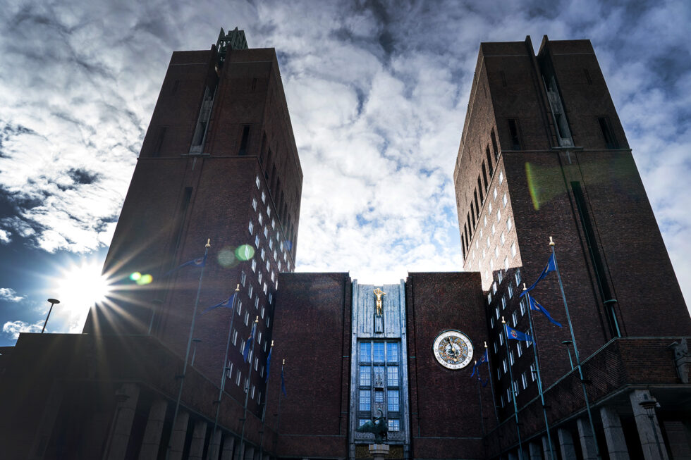 Oslo 20221018. 
Oslo rådhus er en kommunal bygning i Oslo som huser bystyret, byrådet og visse andre kommunale organer
Foto: Gorm Kallestad / NTB