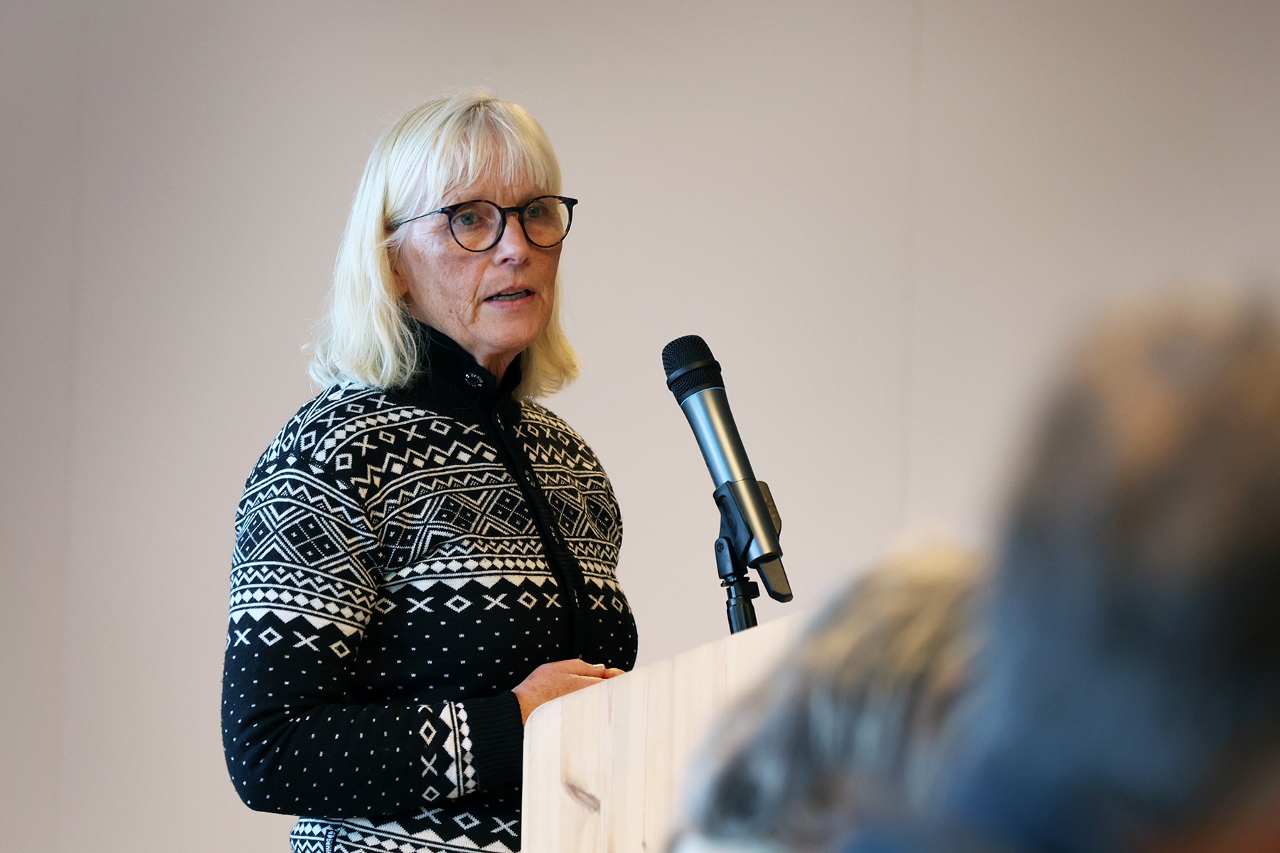 - Det er ikke de som roper høyest vi skal bruke penger på, sa Ingeborg Hagerup (SV). (Arkivbilde)