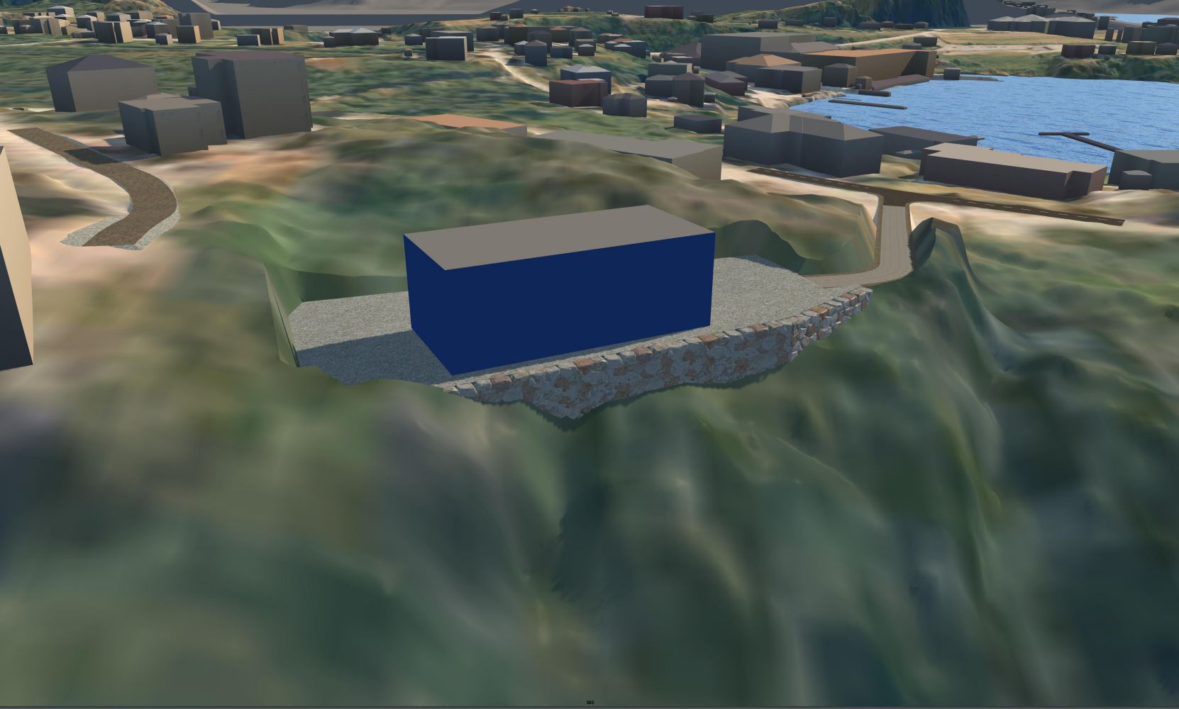 Slik ser planleggerne for seg at tomta og huset blir seende ut. Tomta til den som klager ligger like bak. (Ill: HD plan & arkitektur)