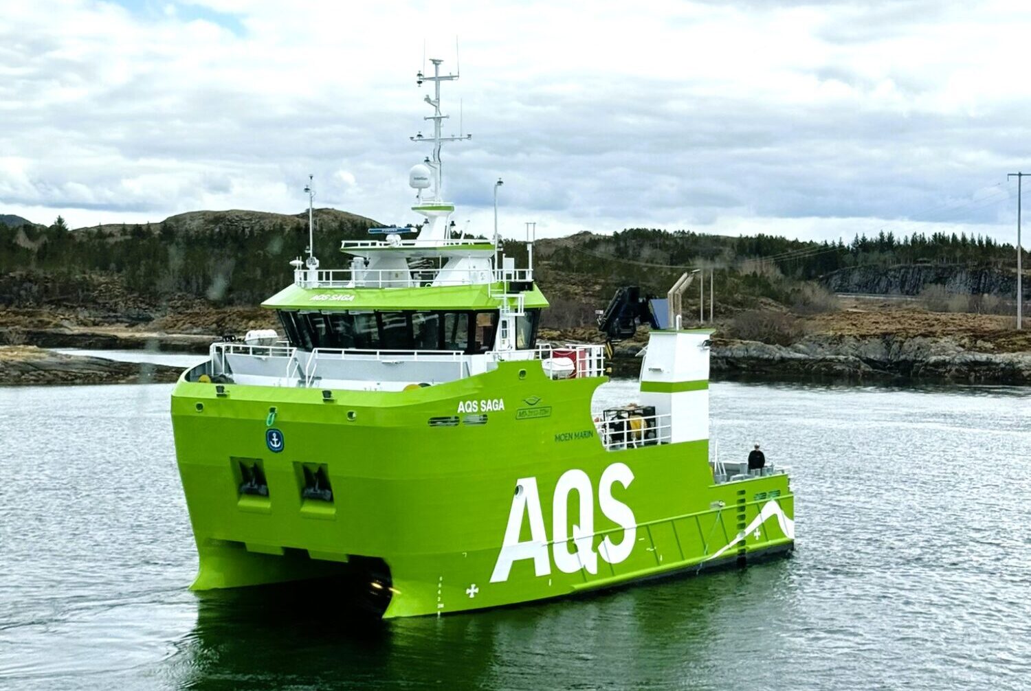 AQS Saga er ett av fire nye fartøy som ble satt i drift i fjor. (Arkivfoto)