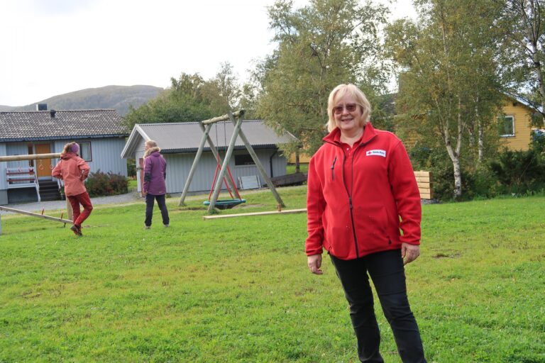 Liv Vareide Lindseth er leder i Flatanger Røde Kors omsorg