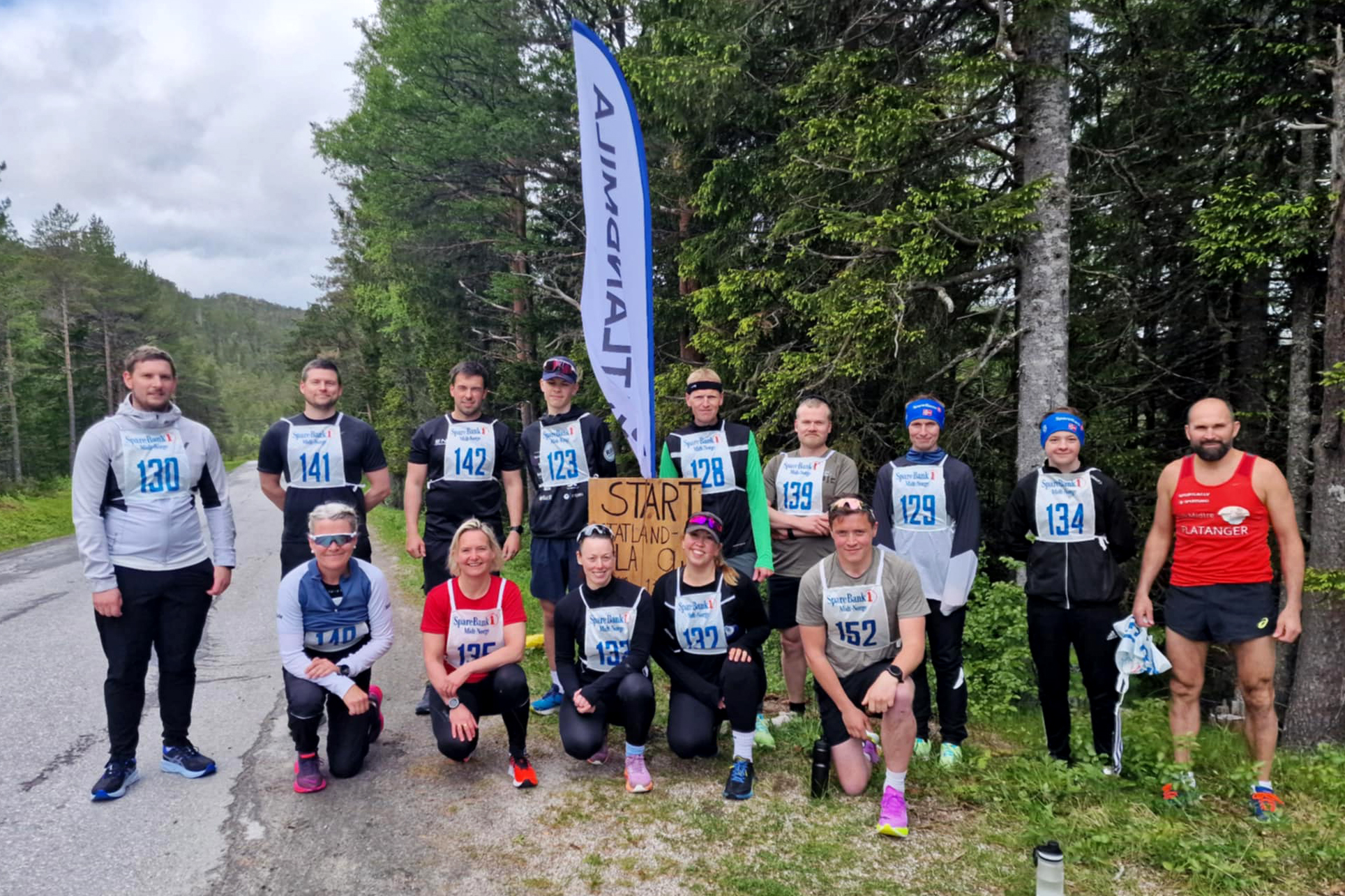 Raimonds har vært med på Statlandmila og liker det godt. Her er han helt til høyre i bildet. Arkivfoto.