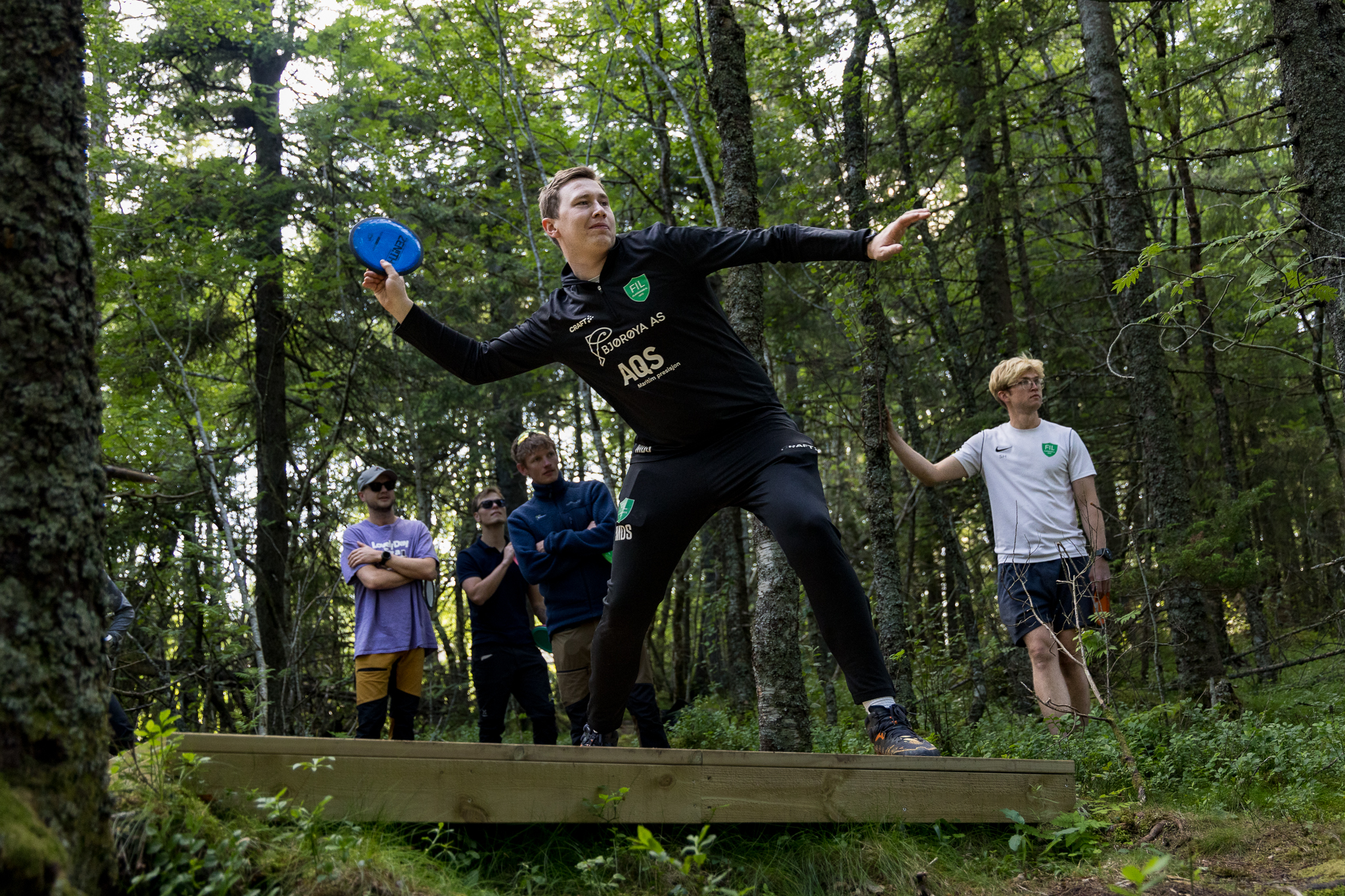 Mikael Strand får prisen for å ha vært ildsjel for å få bygd frisbeegolf-banen på Lauvsnes. (Arkivfoto: Jens Martin Olsen)