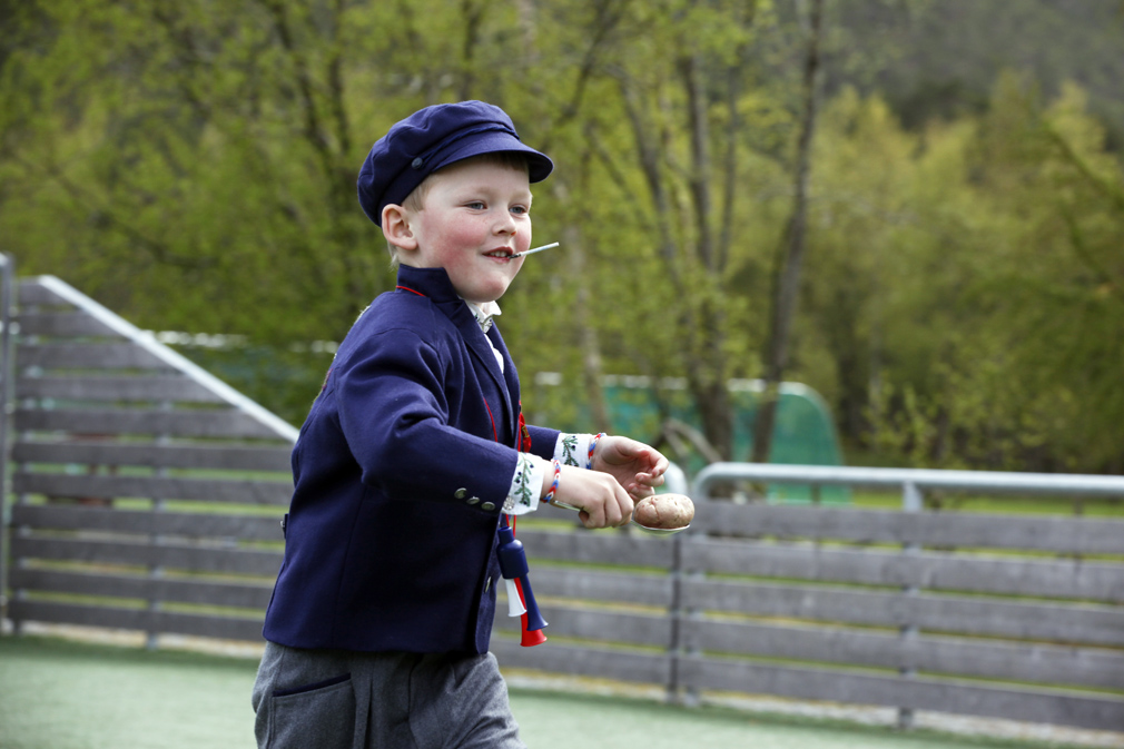 Wilhelm i flott stil.