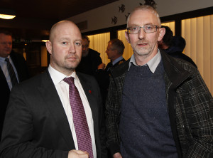 Justisminister Anders Anundsen la om programmet og kom til Flatanger tirsdag, hvor han møtte blant andre ordfører Olav  Jørgen Bjørkås.