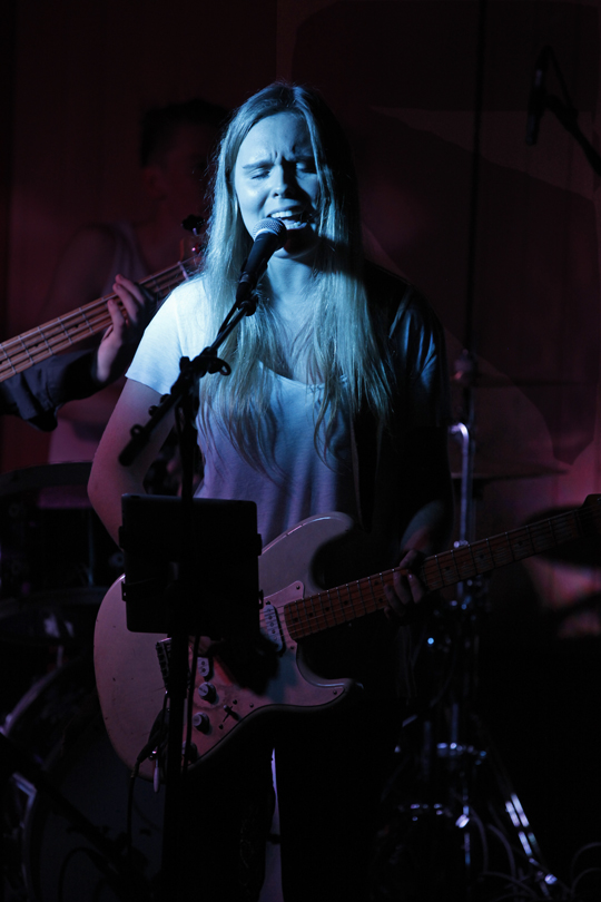 Tora Dahle Aagård leverte en kraftfull konsert sammen med resten av bandet.