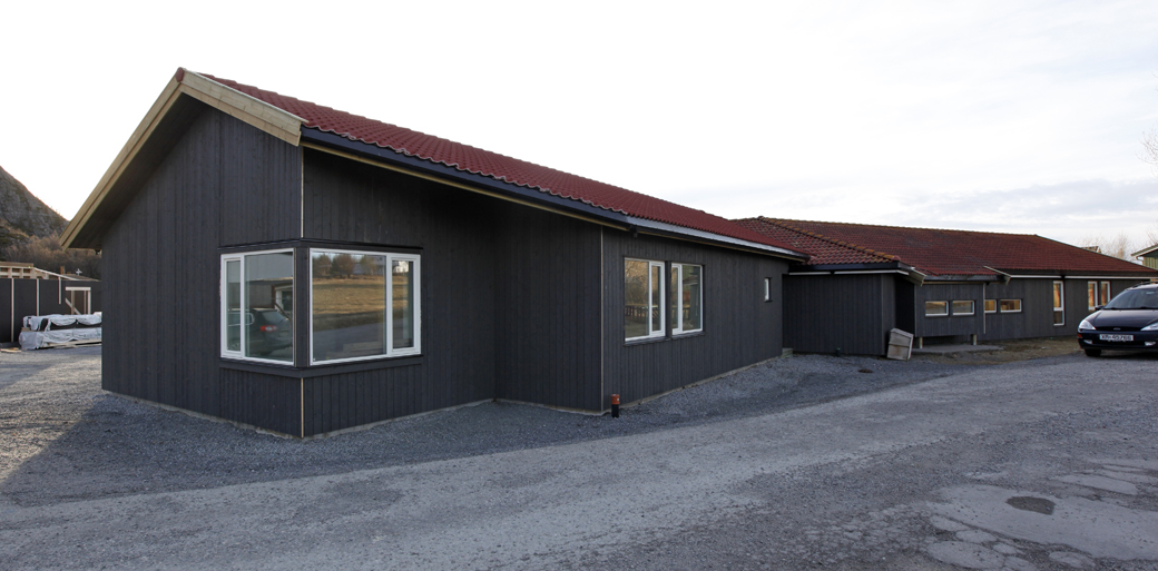 Tilbygget er den mest synlige forandringen utvendig, men innvendig er alt nytt i Vangan barnehage.