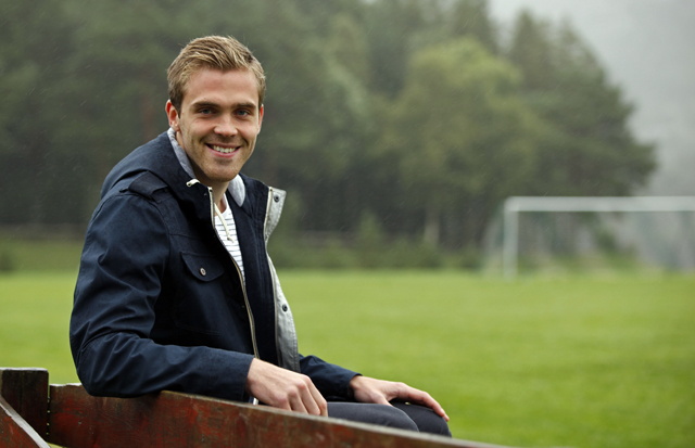 Brede Moe tilbake på Vikbanen hvor fotballkarrieren startet.