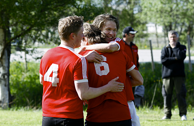 Stor glede på Rock City-laget da seieren var et faktum.