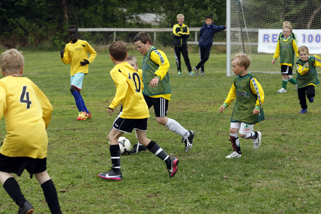 Guttene jobbet godt på banen, og kunne notere seg for en seier.