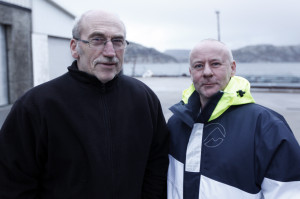 Frank Dahle (til venstre) og Michael Kirstein synes det er bra at Nesset kommer i gang igjen.