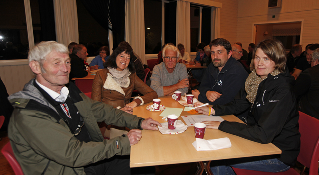 Gruppene jobbet godt og kom med mange gode ideer. Fra venstre: Vidar Hanssen, Rigmor Moe, Jørn Havstein, Pål Hågensen og Renate Moe Dahle.