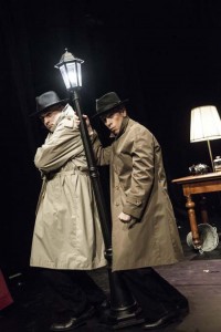 Lars Jacobsen og Lavrans Haga spiller et utall roller i kriminalkiomedien.