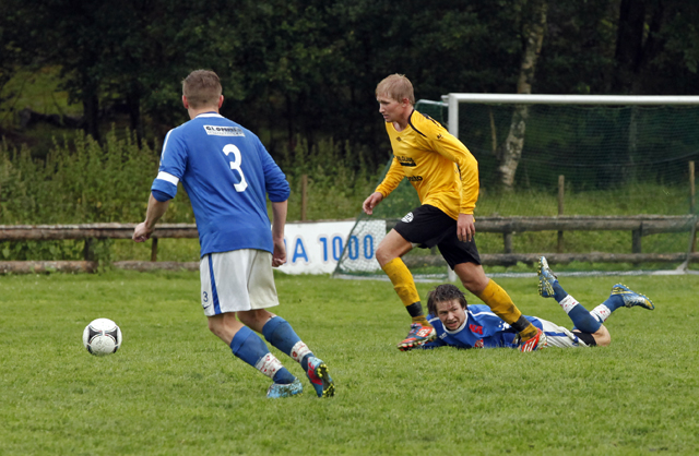 I denne duellen måtte Karl Ivar gi tapt for storebror Ola Kristian...