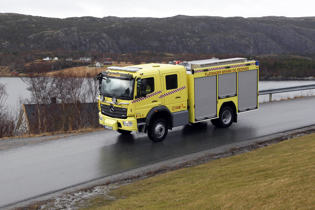 Flatangers nye brannbil er snart klar for utrykning.