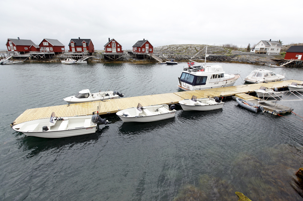 Den nye gjestehavna er 45 meter lang, I tillegg er det bygd egen flytebrygge for en del av turistanlegget.