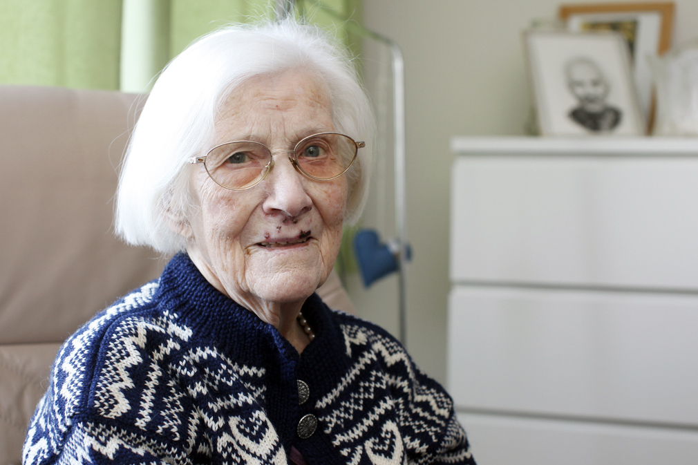- Jeg har hatt det bra, jeg har ikke noe å klage på, sier Hjørdis Havstein, som onsdag kan feire sin 100-årsdag.
