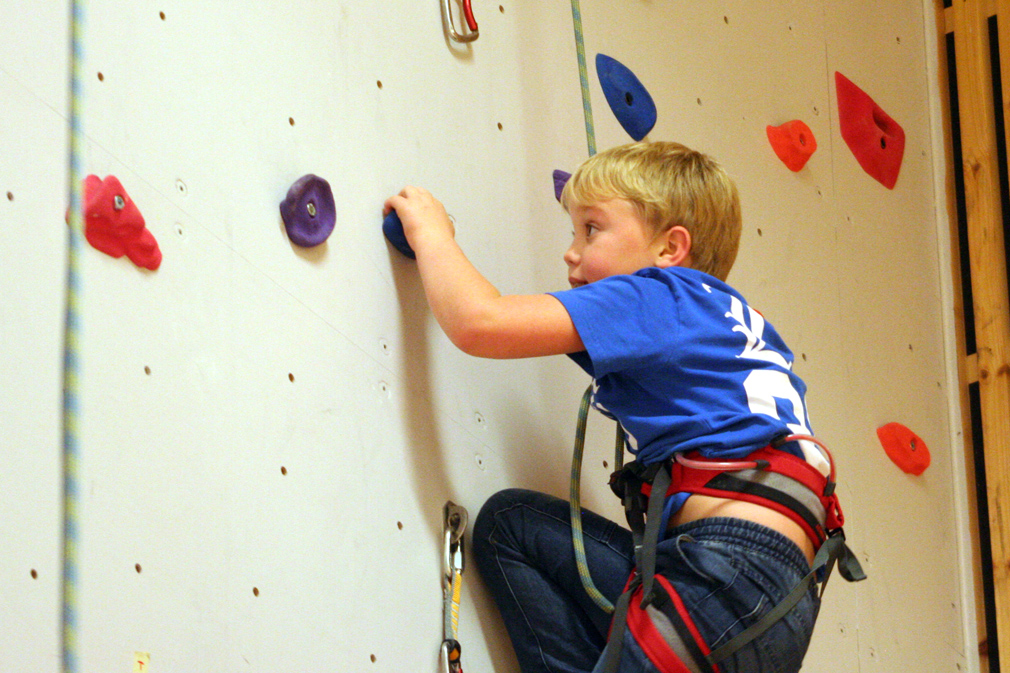 Espen klatret lett i vei. (Foto: Magnus Tyldum Ribsskog)