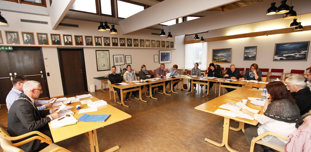 Det nye kommunestyret var samlet for første gang torsdag.