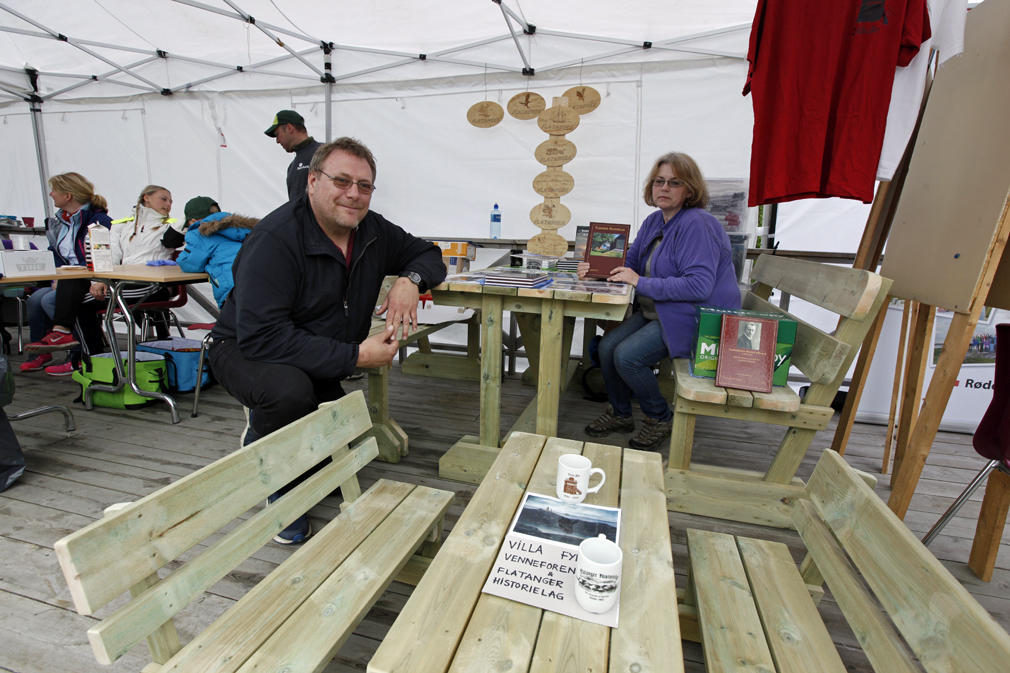 Ove Stamnes og Merethe Ellinor Hepsø delte bod under kystdagene.