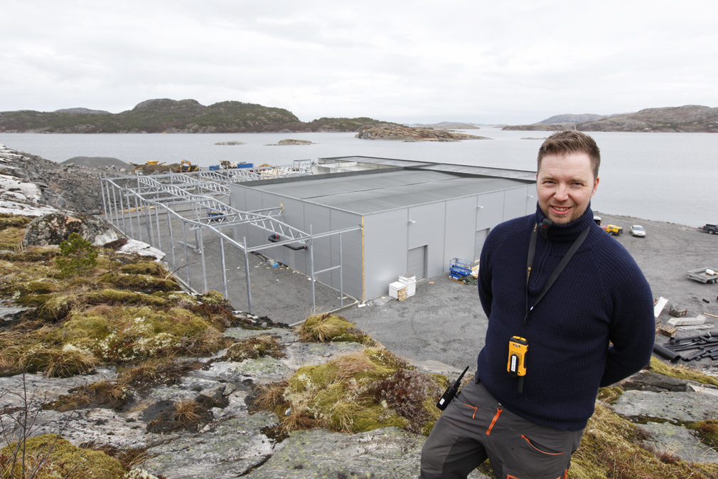 Andre byggetrinn er allerede i gang, og anlegget utvides fra 2000 til 5000 kvadratmeter, forteller prosjektleder Geir-Tore Olsen.