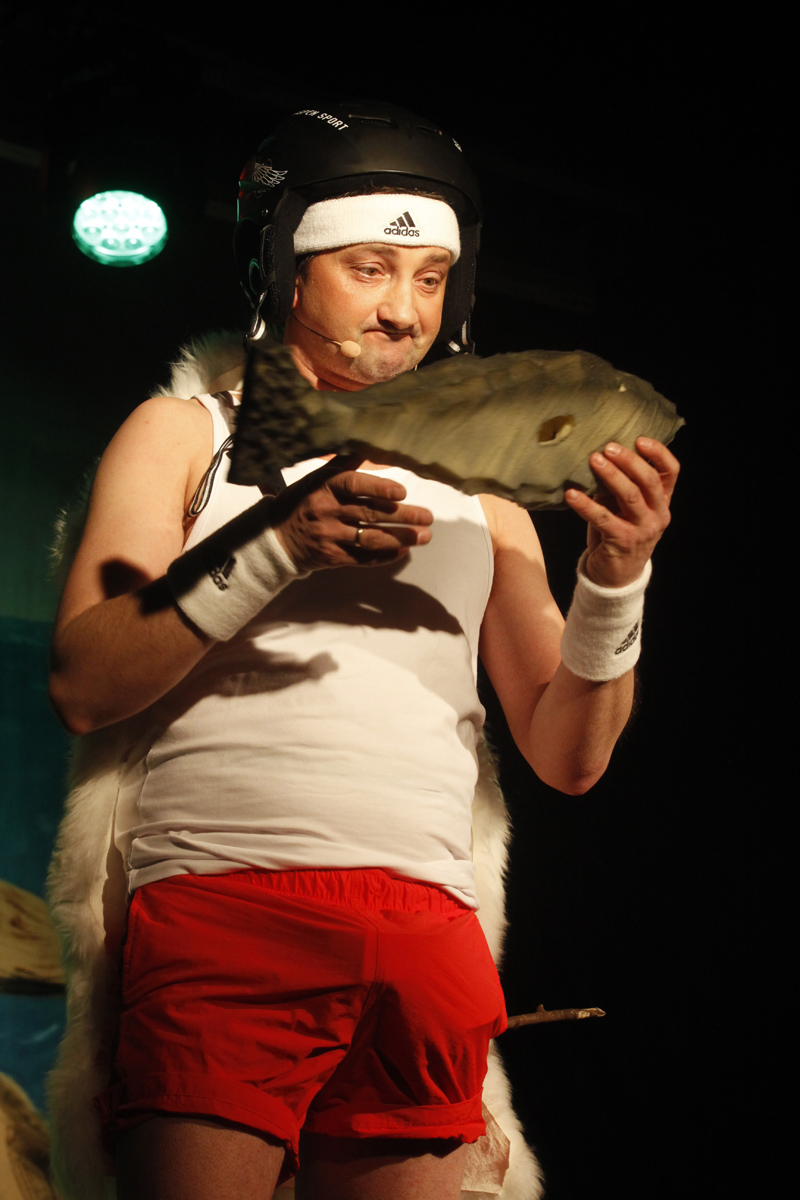 Morten Hågensen hadde fortsatt litt styr med dyret....