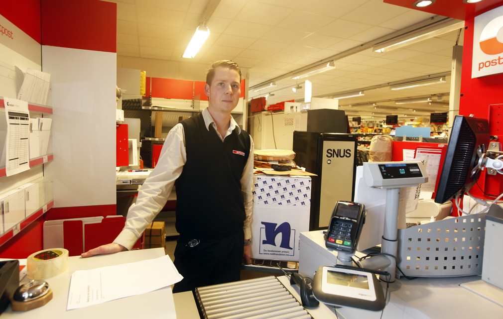 Brian Olsen kan ikke registrere pakker eller tipping så lenge nettet er nede.