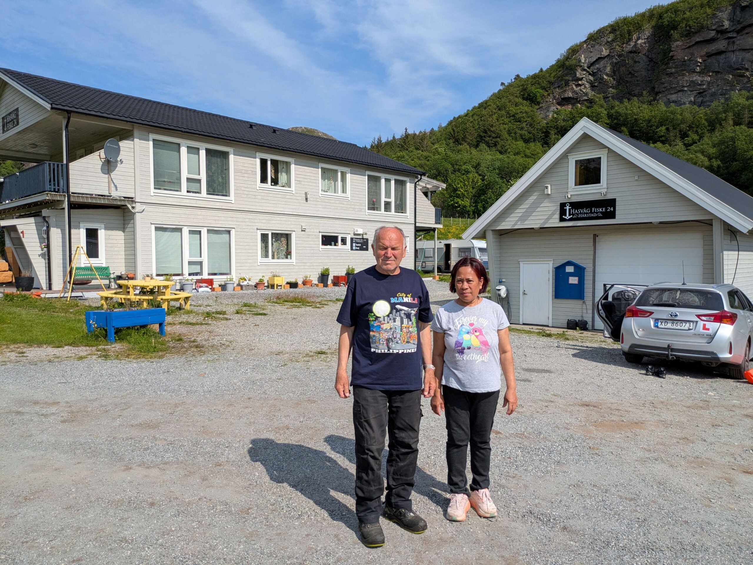 Kjell og Agnes H&aring;rstad tror ikke fiskekvota er hovedmotivasjonen for turistfiskerne. 