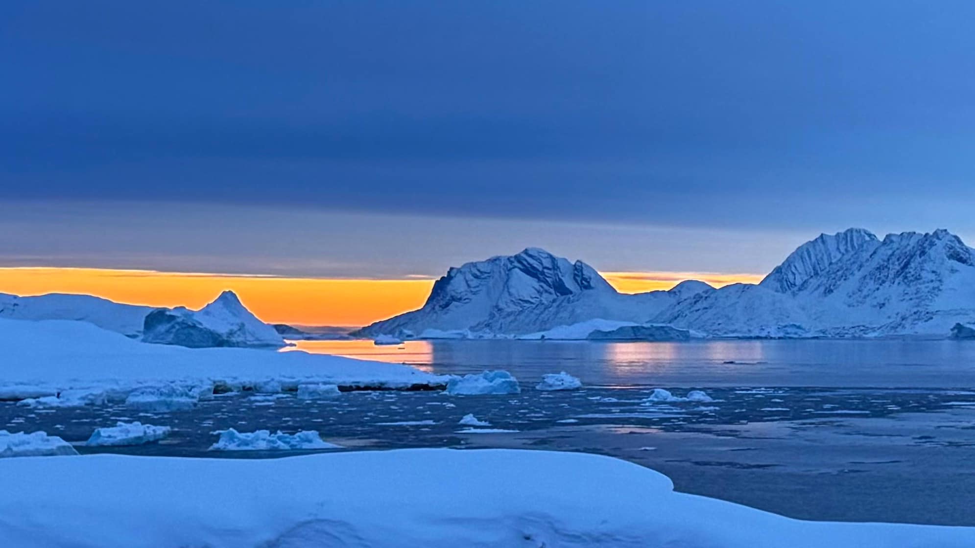 Solnedgangene ved Tinit er noe helt magisk ifølge Anja Dietze. Foto: Privat.