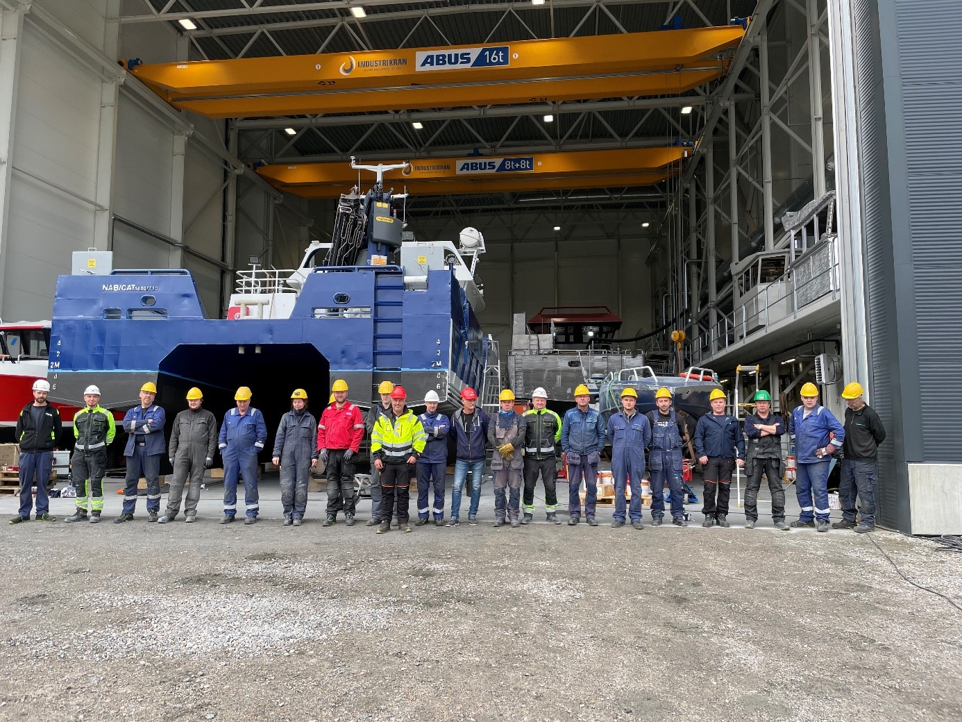 Folla Maritime har &oslash;kt fra 20 til 35 ansatte det siste &aring;ret. (Foto: Folla Maritime)