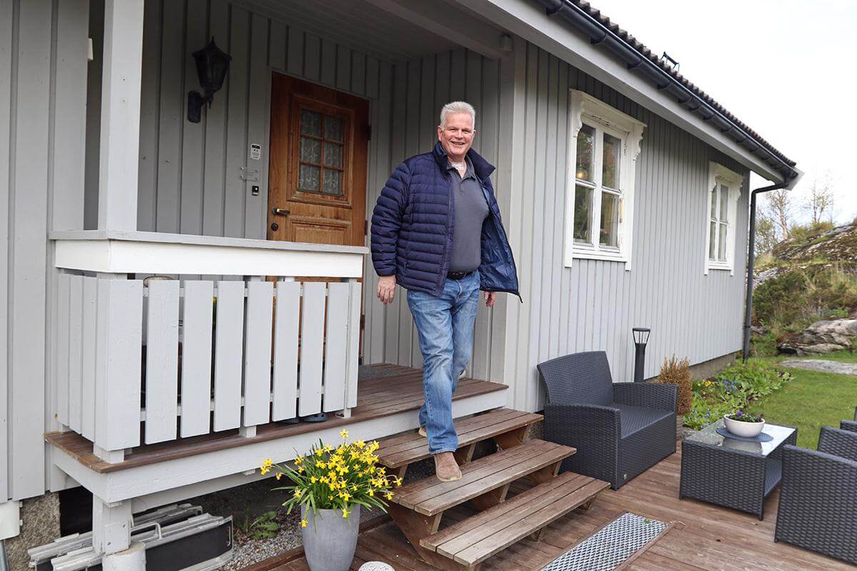 &Aring; g&aring; trapper er god trening, men f&oslash;rste gang han kom heim etter ulykka, var trappa heime en stor utfordring for Arne Skorstad.