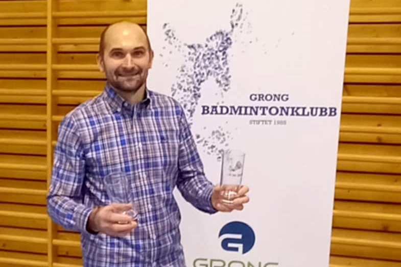 Raimonds Silins tok førsteplassen i singel i Grong-turneringa i helga.