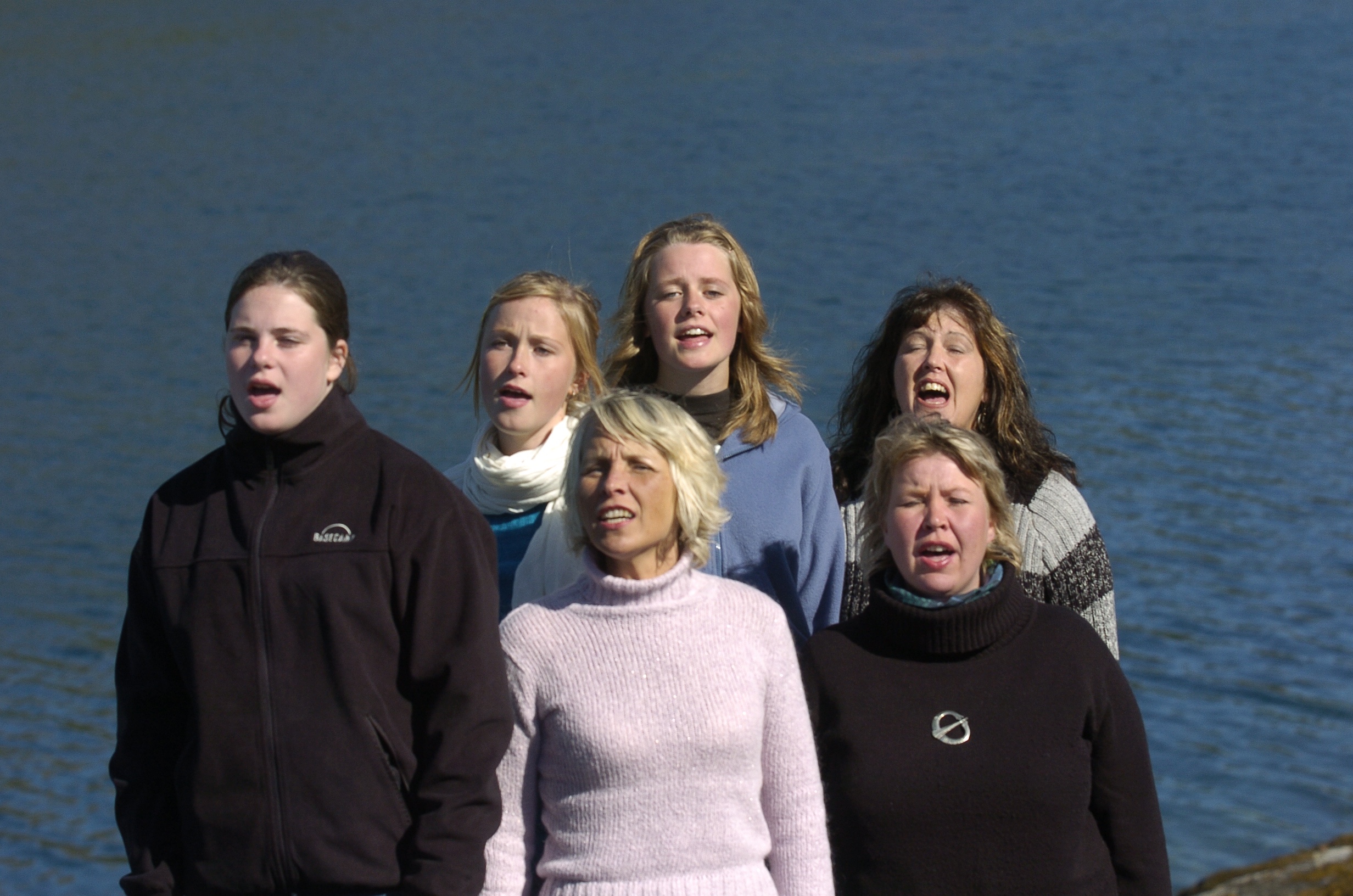 Sangkoret: Anna Josefine Kval&oslash;s&aelig;ther, Marie Gisetstad Andersen, Henny Hagerup Kristensen, Rigmor Moe Dahle, Ruth Hagerup og Hege Lein. (Foto: Privat)