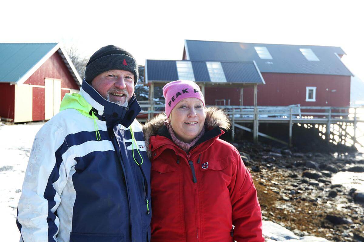 Brygga fra 1799 er en av Flatangers eldste bygninger, og Anita Elseberg og Bj&oslash;rn Kl&oslash;vvik syns det er artig &aring; ta vare p&aring; den.