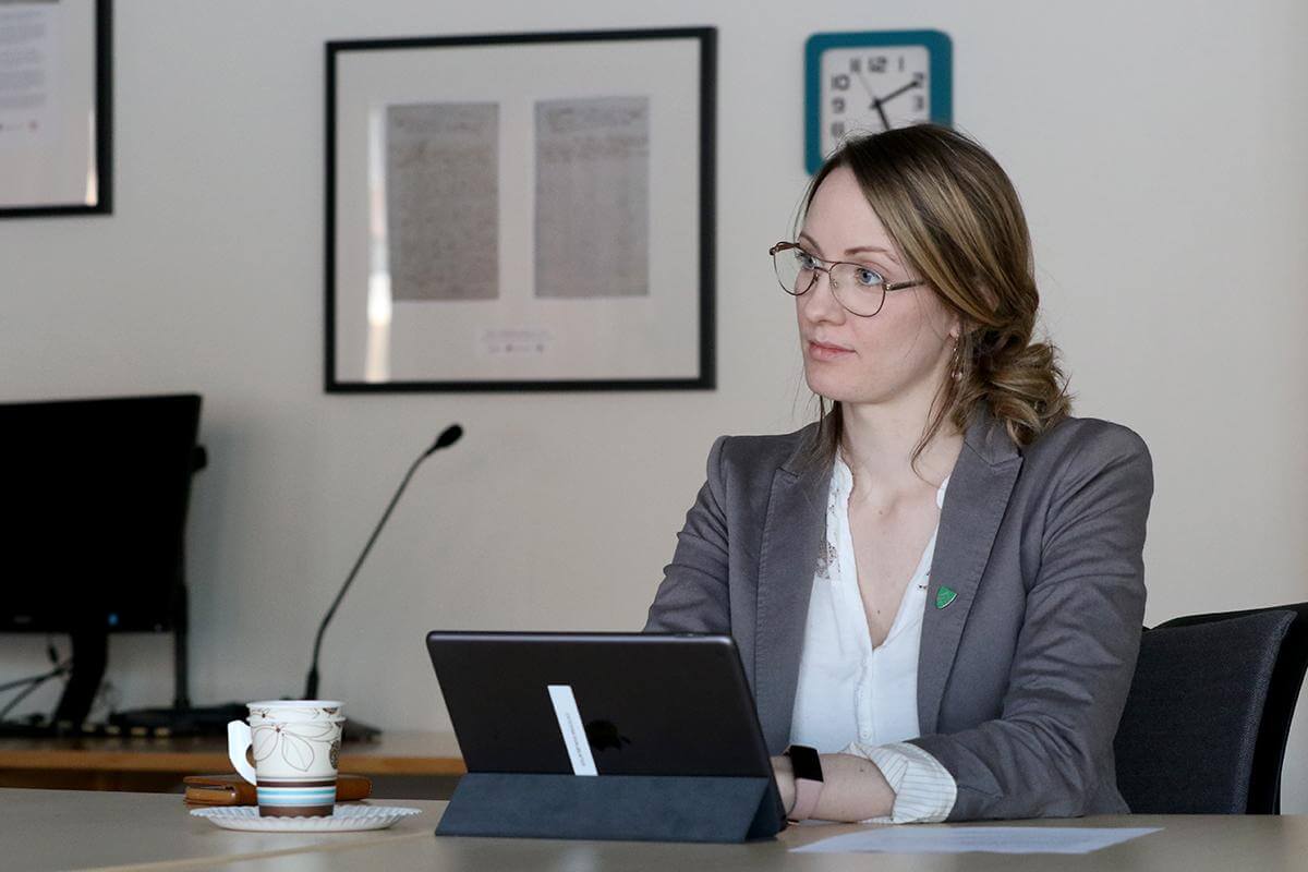 Caterina Kval&oslash;s&aelig;ter fikk flertall for sitt forslag.