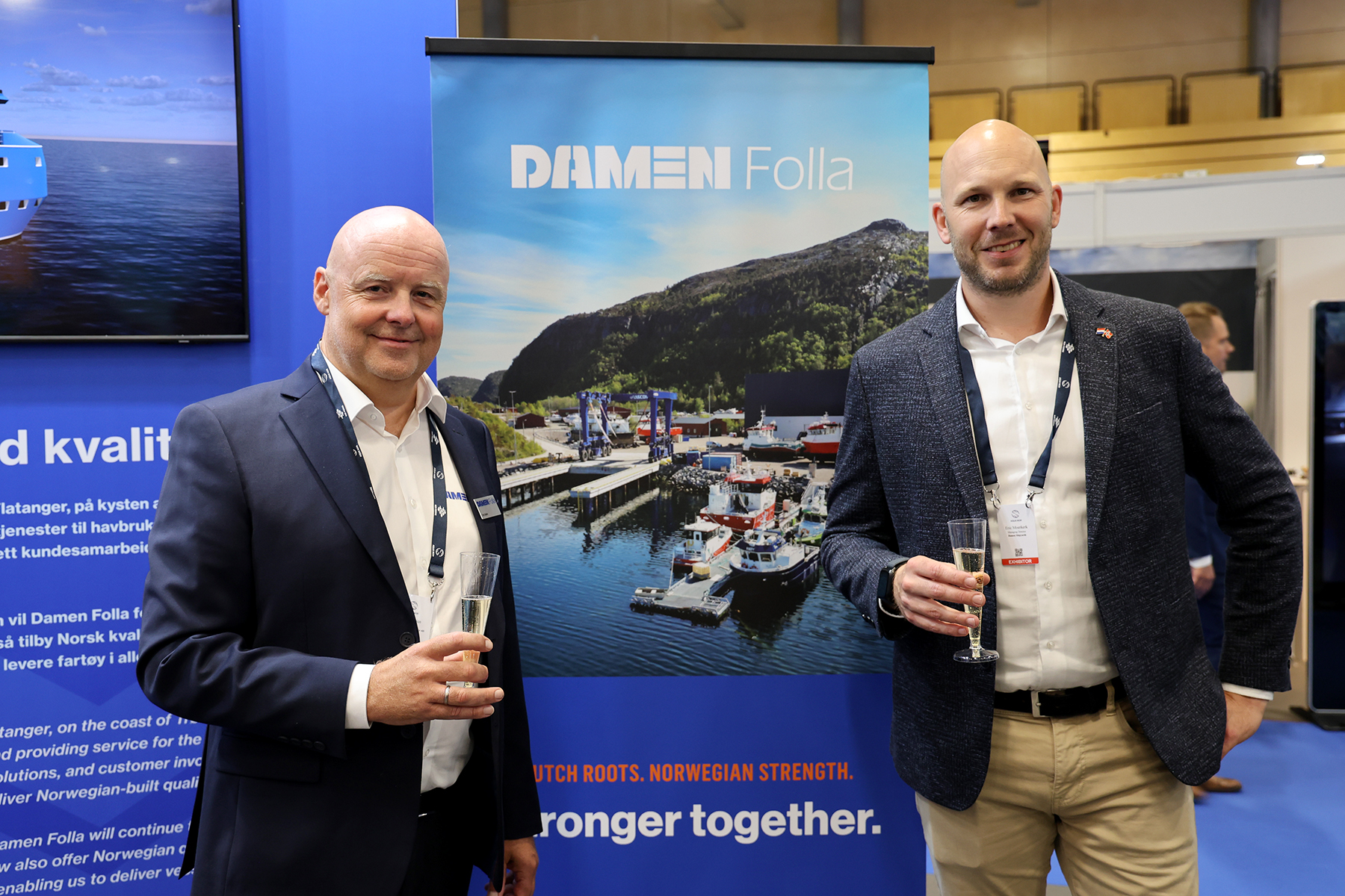 Otto Sjølien og Eric Moerkerk er overbevist om at det nye partnerskapet vil bli til fordel for begge.