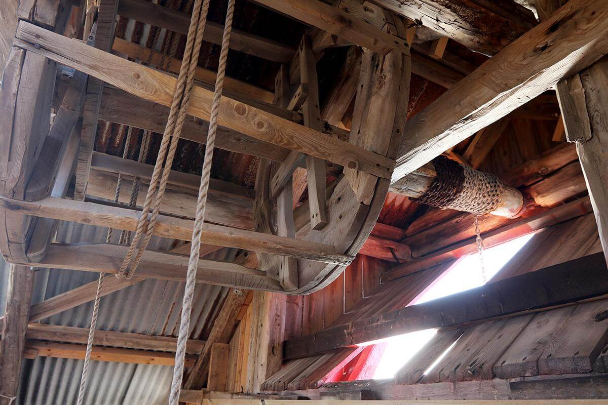 Mye fisk er nok heist opp med denne krana.