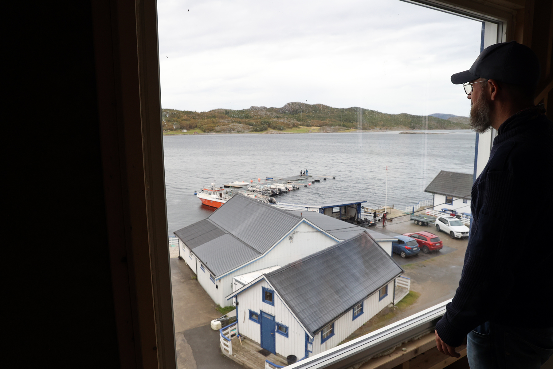 Ingen ting &aring; si p&aring; utsikta fra stuevinduene i de nye leilighetene som bygges i Einvika.