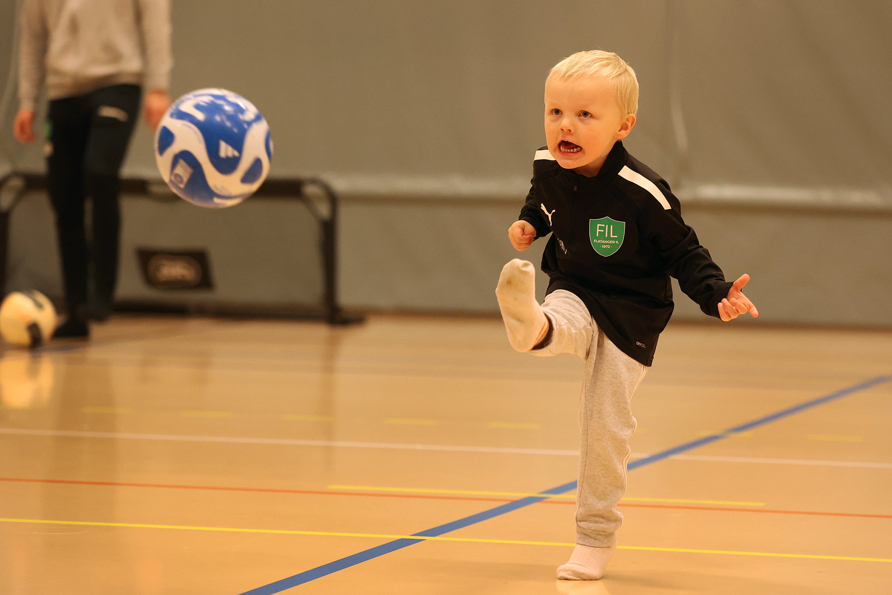 Rekrutteringa er sikret. Gustav har allerede skuddet inne.