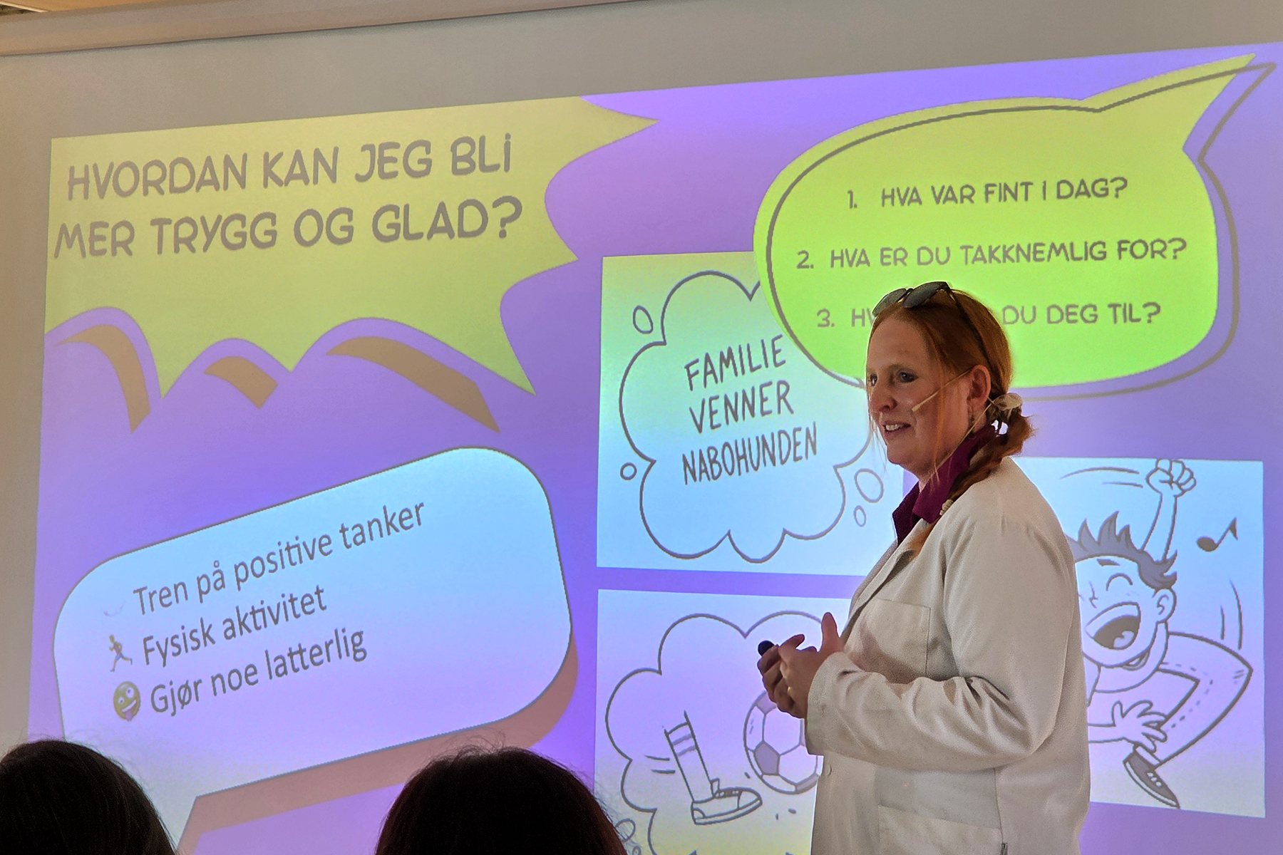 Sarah Herlofsen er lege og elsker &aring; formidle kunnskap til ungdom. (Foto: Morten Kristiansen)