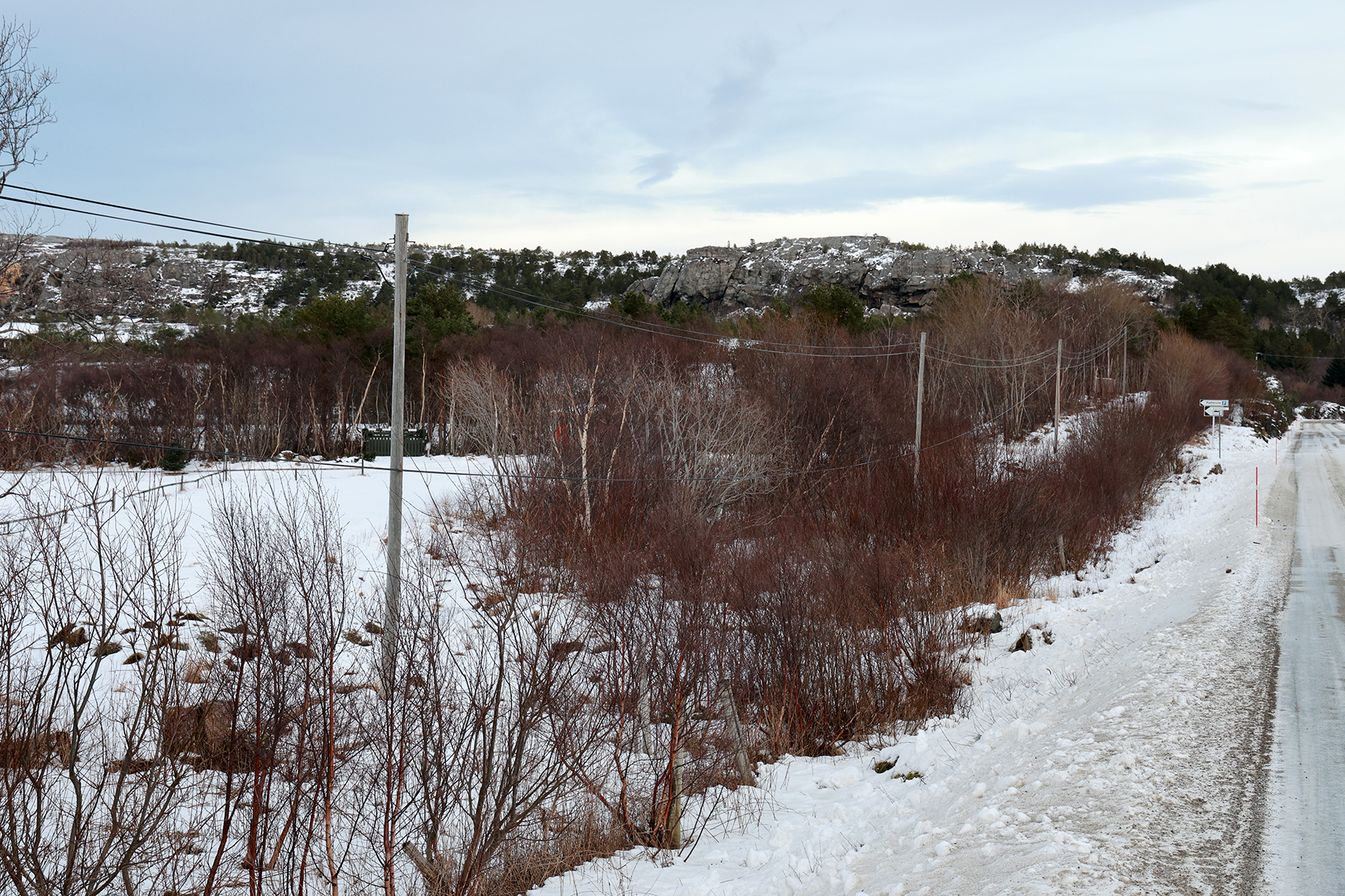 Flere fester har røket på Langstranda.