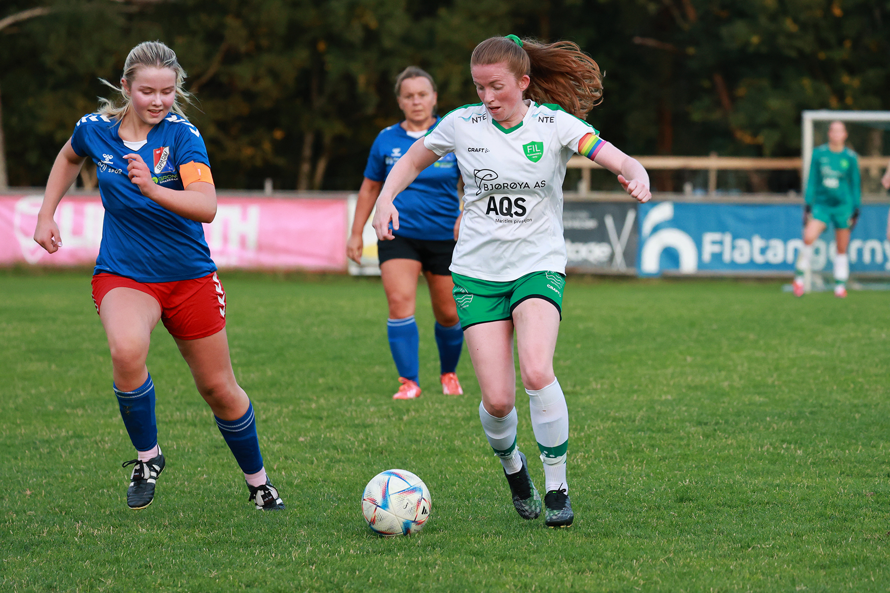 Julie Devik Leithe med full kontroll.